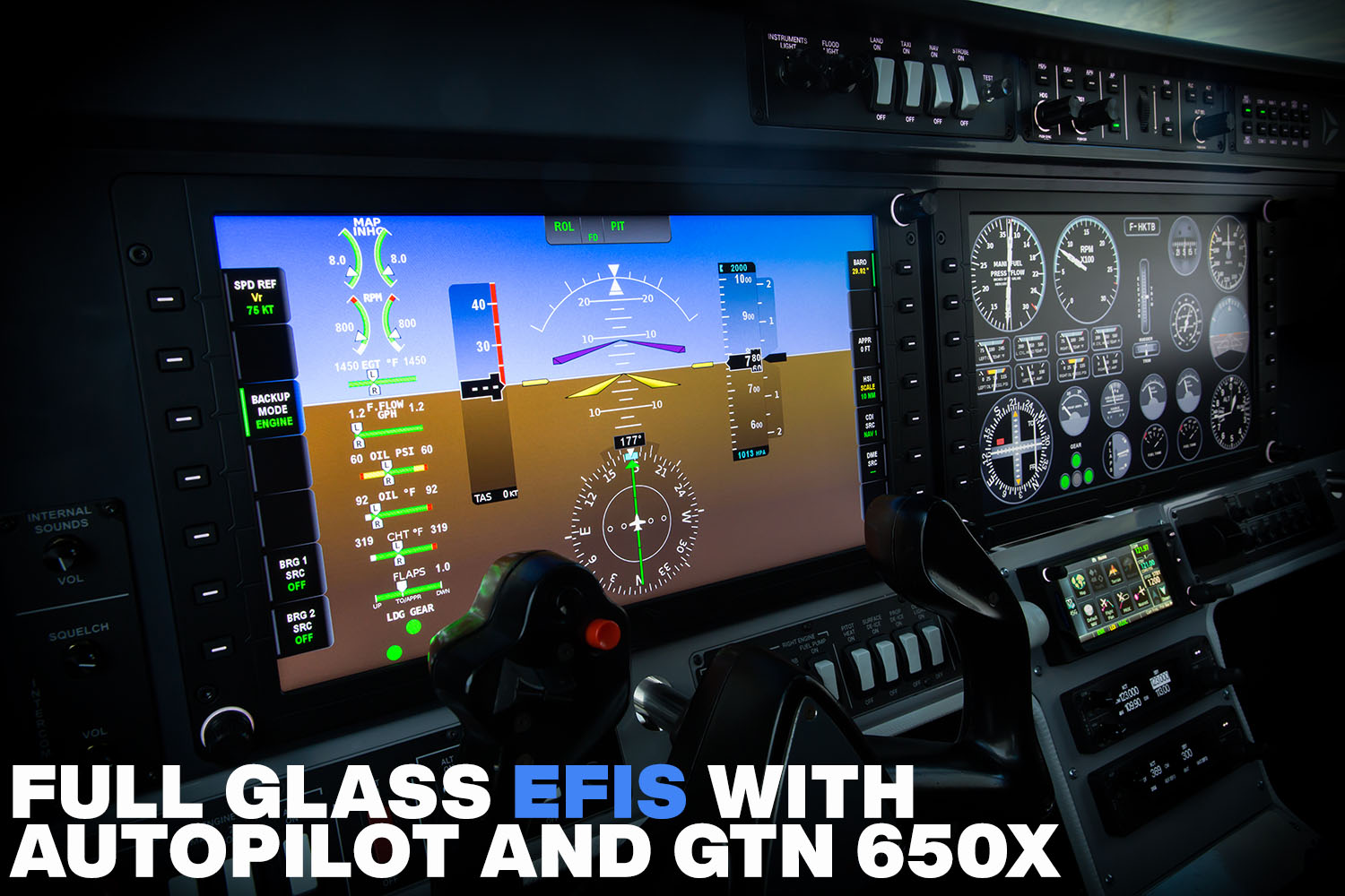 instrument proficiency check with glass cockpit simulator